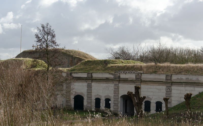 Picknicken op het fort vóór 1 juni